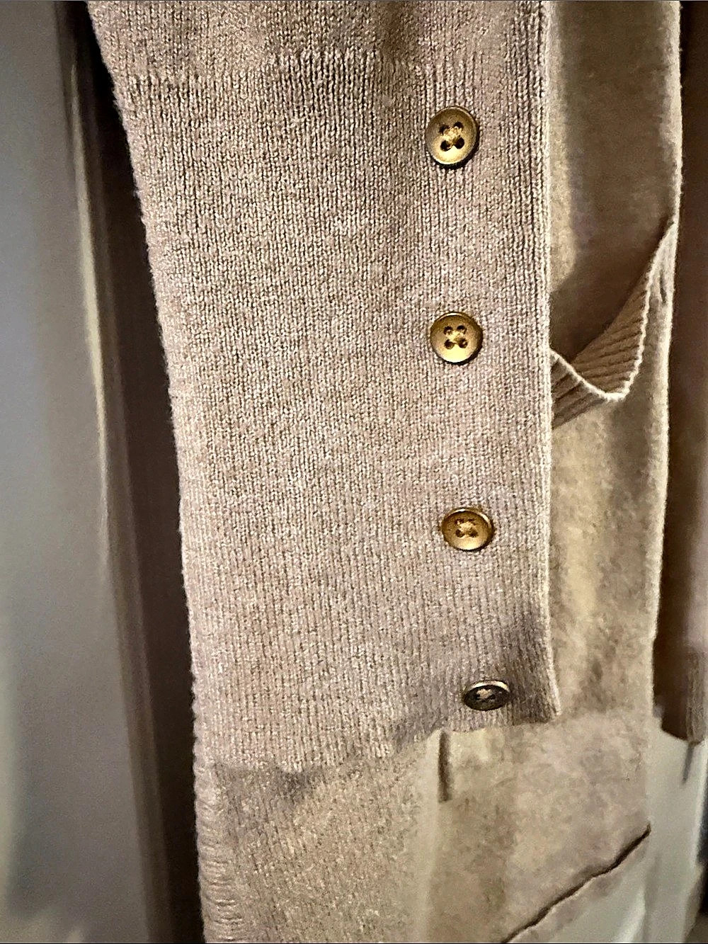 Lane Bryant Open Front Cardigan Beige Size 18/20 - Picture 6 of 6